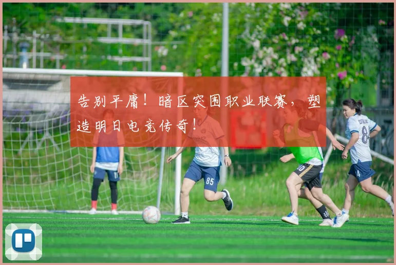 告别平庸！暗区突围职业联赛，塑造明日电竞传奇！